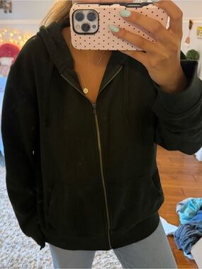 Classic green Zip-Up Hoodie